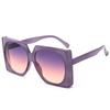 Y2k Candy Color Square Sunglasses for Women New Fashion Elegant Gradient Sun Glasses Female Oversized  Mujer Lentes