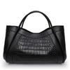 Fashion Commuter Large Capacity Tote Shoulder Messenger Bags Crocodile Pattern Leather Women's Handbags Luxury Fashion
