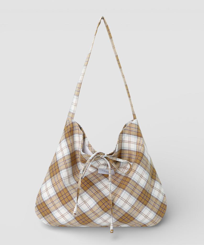 Atil Studio Cozy Check Shoulder Bag _[Butterscotch]