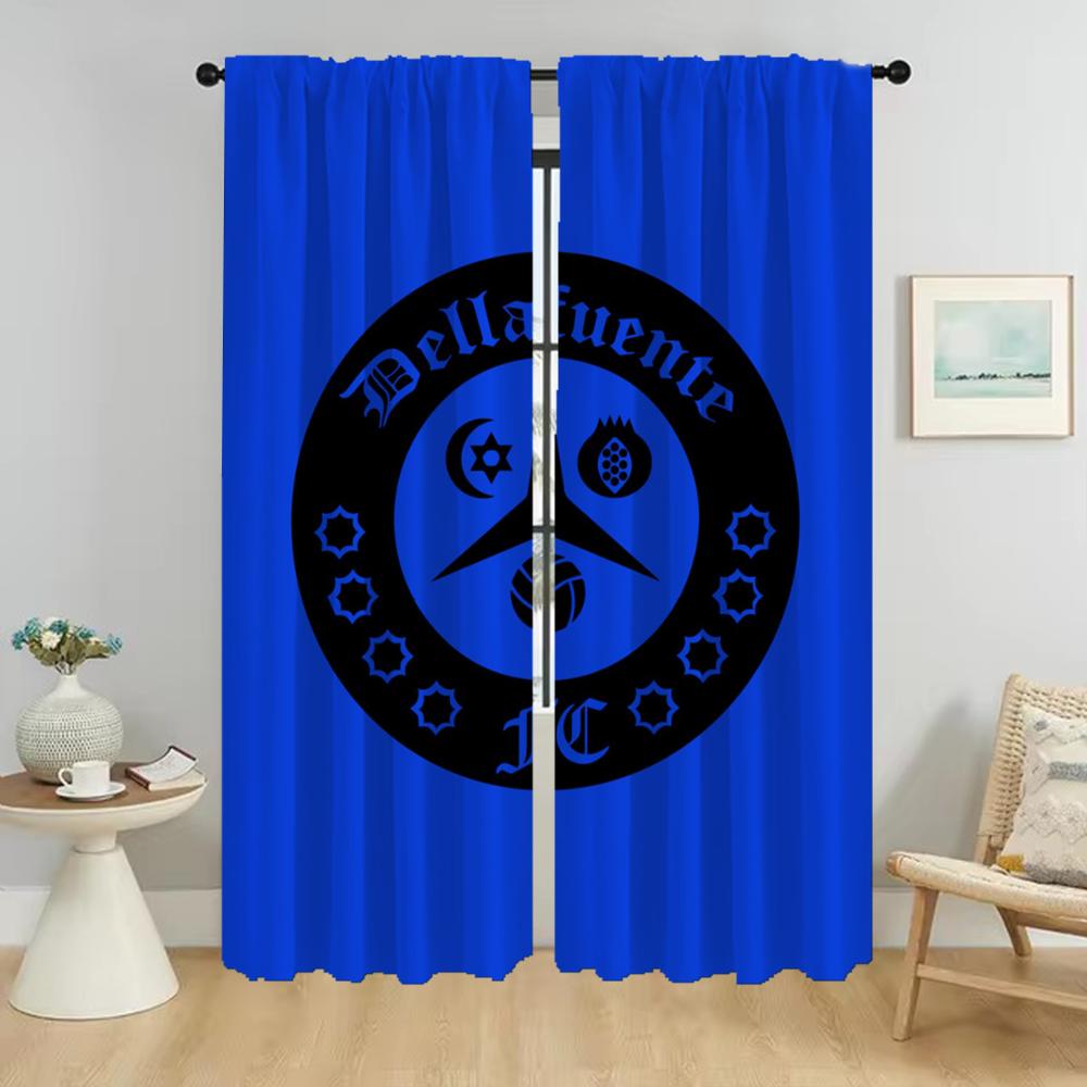 Dellafuente Myggnät för Vardagsrum Skärmar Fönstergardin Tyg för Sovrum Heminredning Gardiner 2 Delar Barn