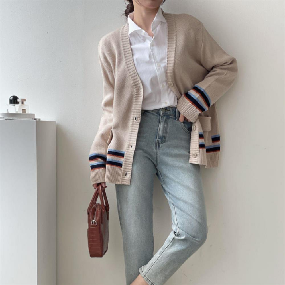 New ArriValS Open Run Women S looSe Fit V Neck Pocket Cardigan