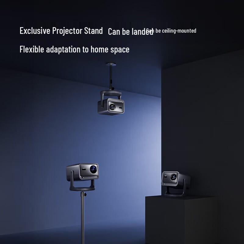 Hisense C2 Pro 4K Tri-Color Laser Pan-Tilt Projector with Surround Subwoofer Set (CN version)