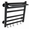 Bathroom Equipment Electric Towel Rack Constant Temperature Smart Home Heated Towel Rail Towel Warmer 6Layers