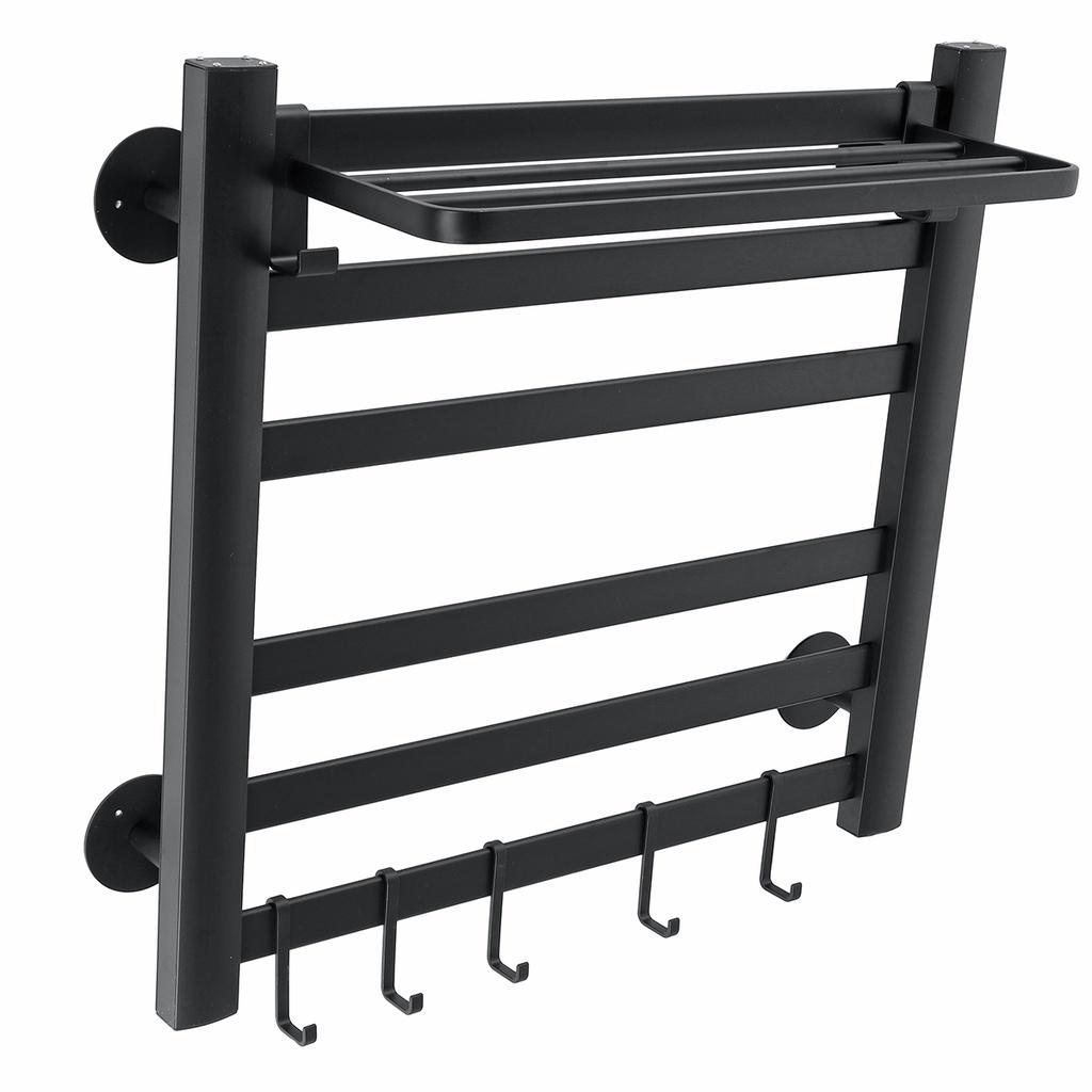 Bathroom Equipment Electric Towel Rack Constant Temperature Smart Home Heated Towel Rail Towel Warmer 6Layers