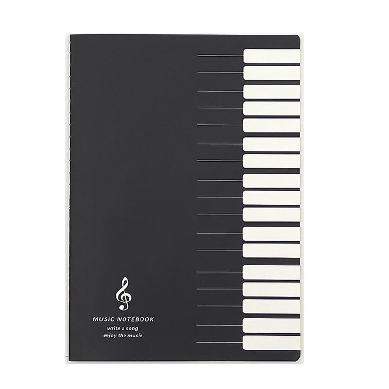 16K Staff Paper Music Notebook with Music Theory for Practice