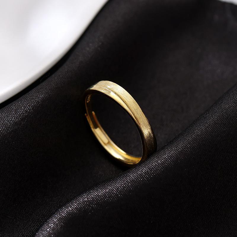 Banyan Tree S925 Silver Mobius Couple Ring - Minimalist Unisex Luxury Valentine's Day Jewelry