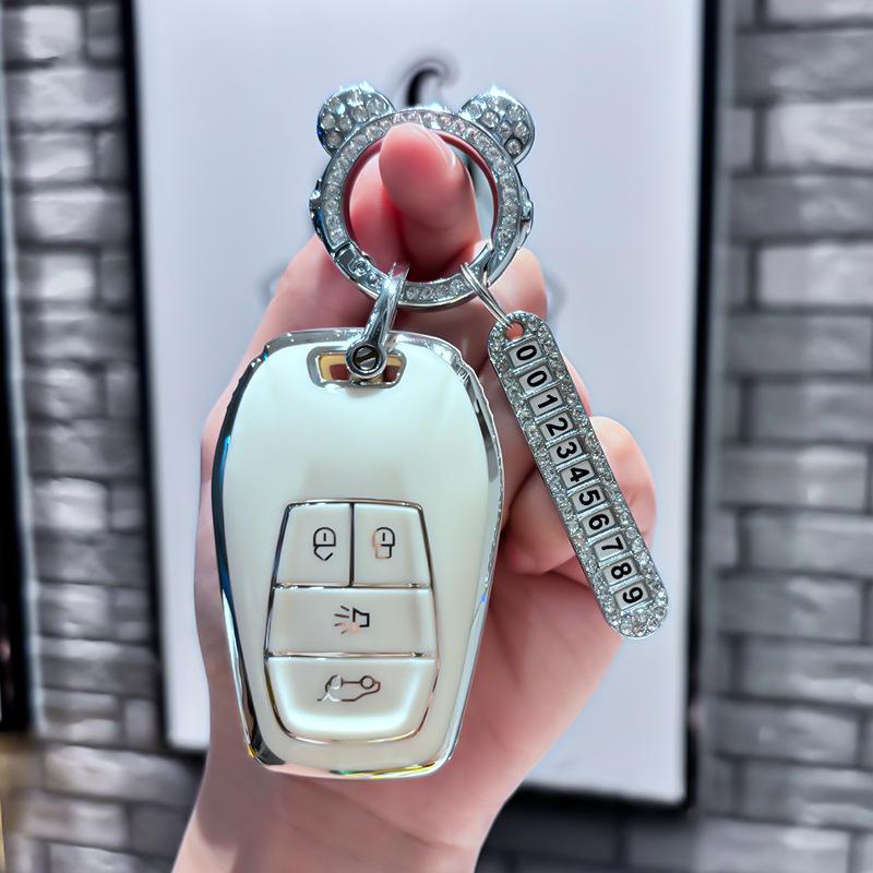 Tpu Car Remote Key Case Cover Protect Shell Fob For Southeast Soueast Dx3 Dx7 Braun Lingzhi V5 Lingshi V6 Lingyue V3 Accessories