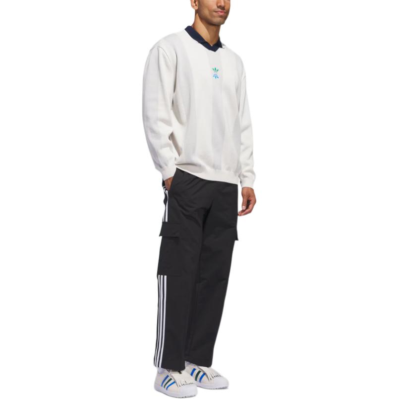 adidas Originals Rolling Links Long Sleeve Polo Shirt Chalk White IW6659