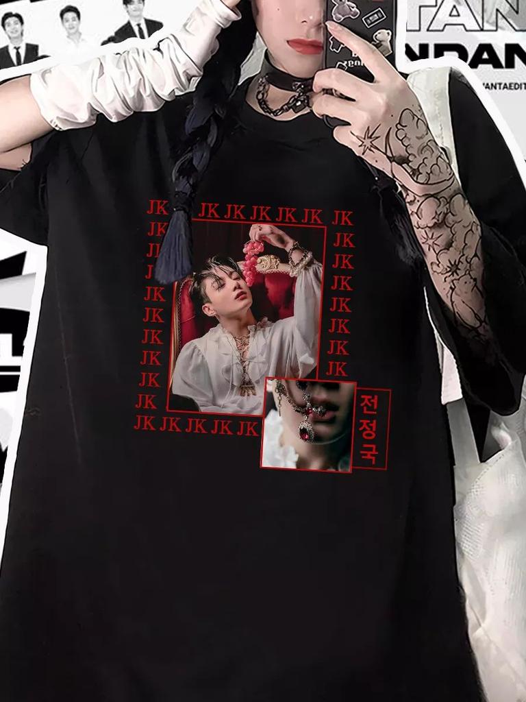 Oversized T-Shirt K-pop Jungkook BTS Bts Clothing