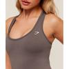 Gymshark Everyday Seamless Ribbed Tank Cool Brown B5c9p Nbzg