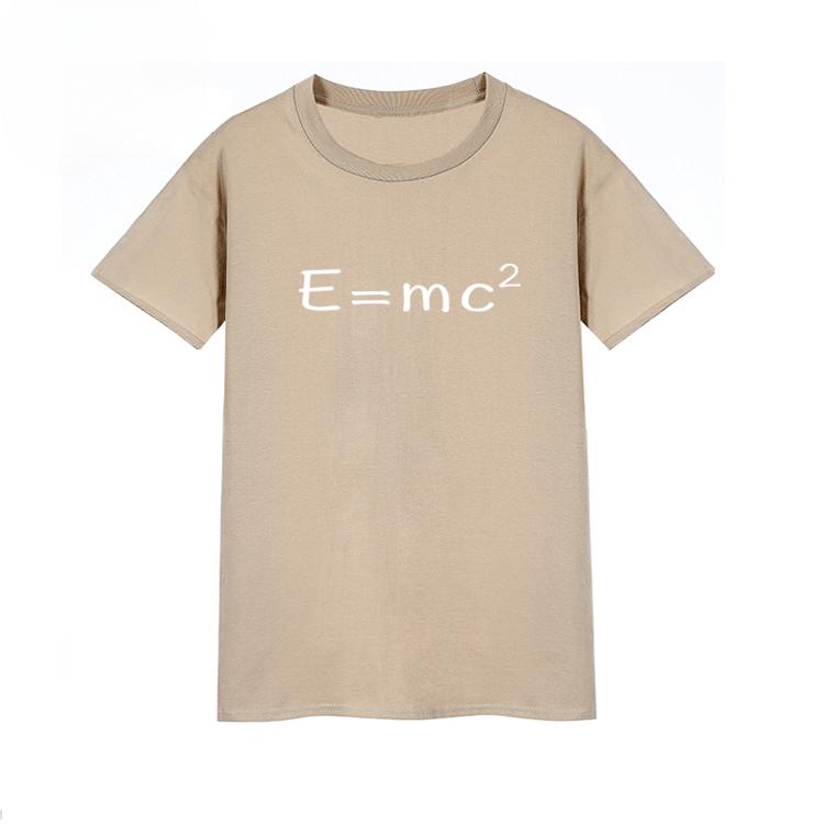 Tricou Grafic Nou E=MC2 Relativitate Imprimat pentru Bărbați și Femei Tricou cu Mânecă Scurtă Calitate Înaltă Streetwear Harajuku