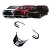 A87Q-3Pcs Car Carbon Fiber Steering Wheel Panel Cover Trim Frame Sticker for Toyota Veloz Avanza/Perodua Alza