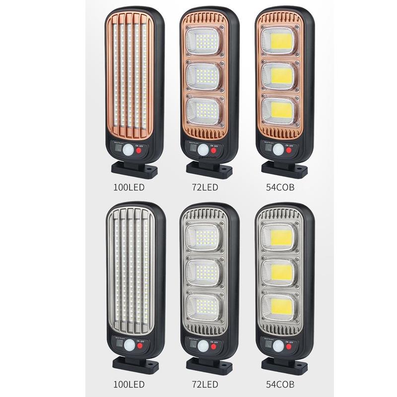 Waterproof LED Solar Street Light Outdoor Solar Garden Street Lighting PIR Motion Sensor Light