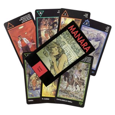 Manara Cartas de Tarot Mazo de Adivinación Versiones en Inglés Edición Oráculo Tablero Juego para Fiesta