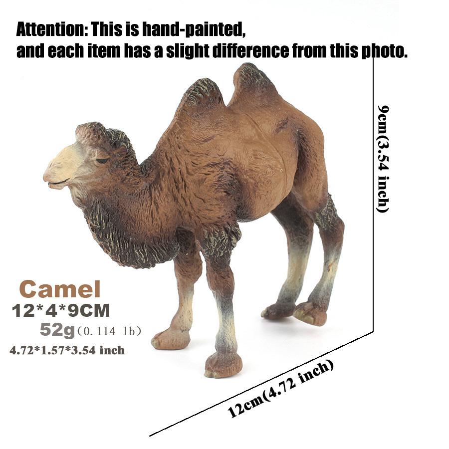 Mini Hollow Type Plastic Farm Animal Toy Action Figure Simulation Horse Model Animation Figurine