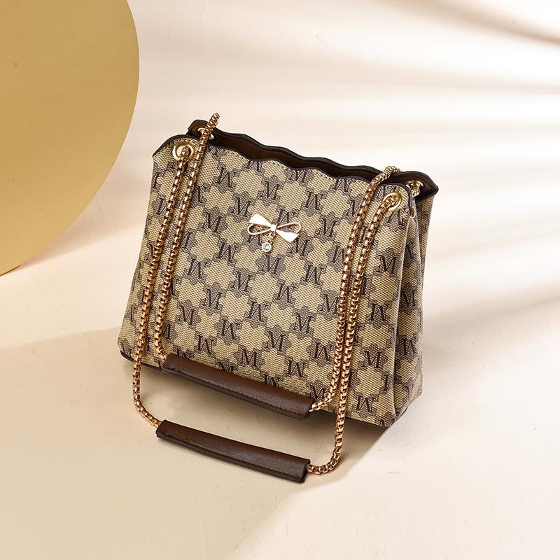 

Сумки Женские Сумки-ведра 2025 Лето Новые Сумки-цепочки с цветами Женские сумки Модные Вместительные Сумки через плечо Женские сумки