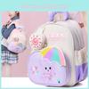 Kids Cartoon Backpack For Preschoolers With Lightweight Nylon And Ergonomic Shoulder Straps For School Use
