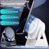 Bluetooth Wireless Induction Speaker Phone Holder Rgb & Rotating 360° With Power Bank