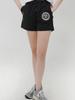LA MAISON STUDIO Women'S Embossed Embroidery Le Ris Shorts Black Ivory (Fcc2Pt501W)