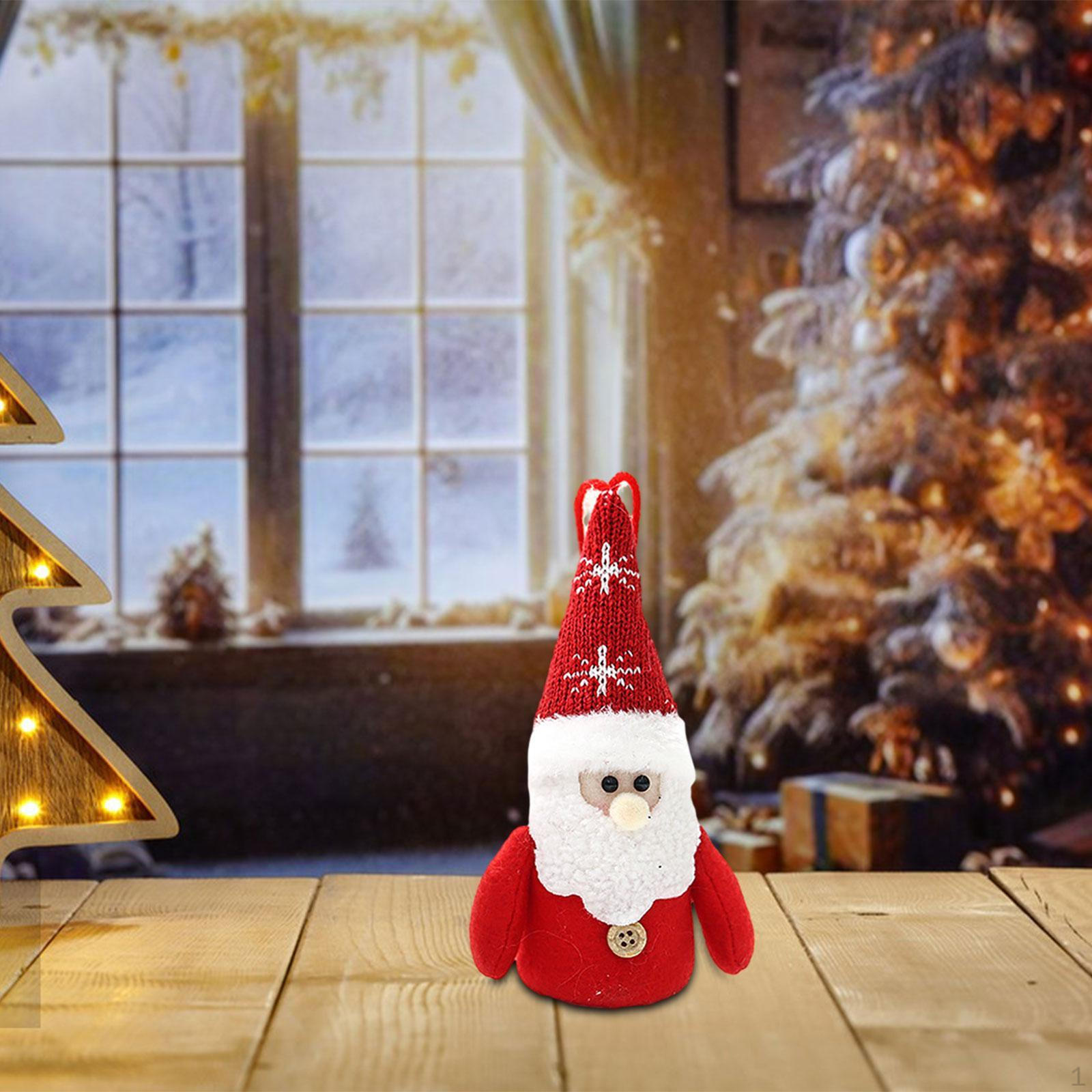 

Подвесное рождественское украшение с подсветкой, украшение для спальни, мягкая игрушка, мягкая кукла Santa Claus