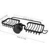 Küche Raum Aluminium Waschbecken Abfluss Rack Schwamm Lagerung Wasserhahn Halter Seife Abtropffläche Regal Korb Organizer Bad Zubehör