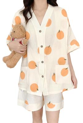Nursing Maternity Room Maternity Open Nursing Short Nursing Open Front Pajamas for Maternity Hospital Maternity Maternity Room Wear [KOSIKINI]