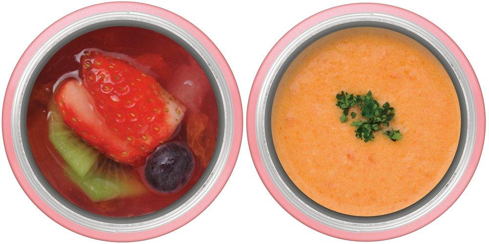 THERMOS Vacuum Insulated Food Container, 0.25L, Pink, JBK-250 P