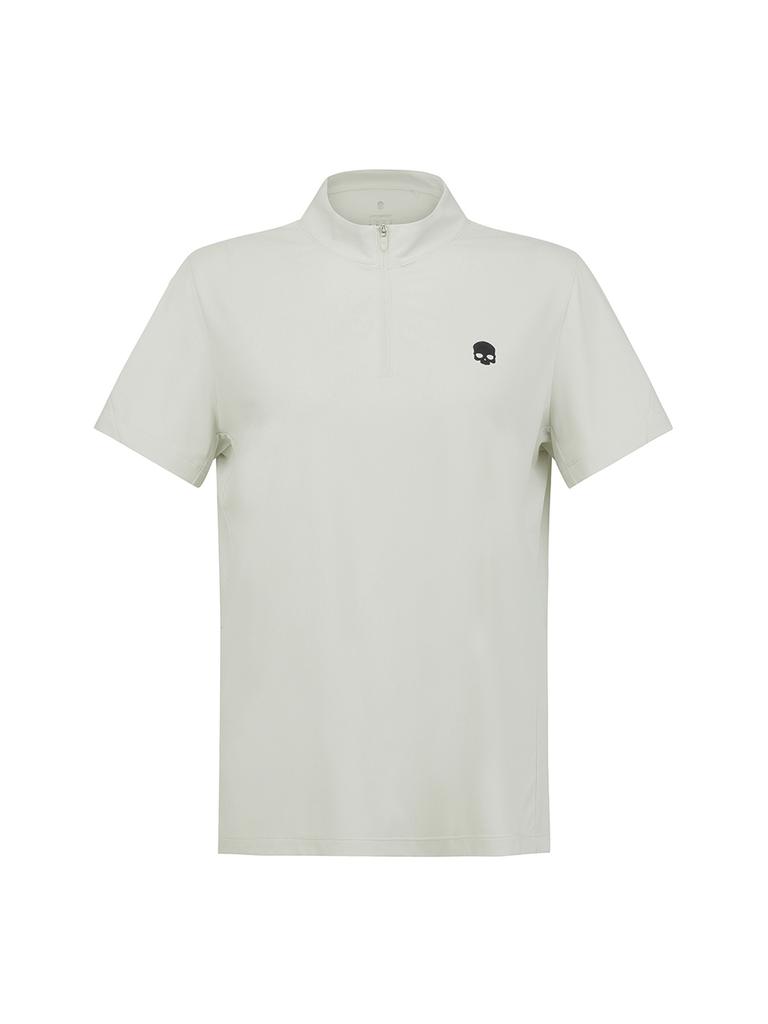 HYDROGEN Women'S Smartdry Short Sleeve Half-Zip Tee