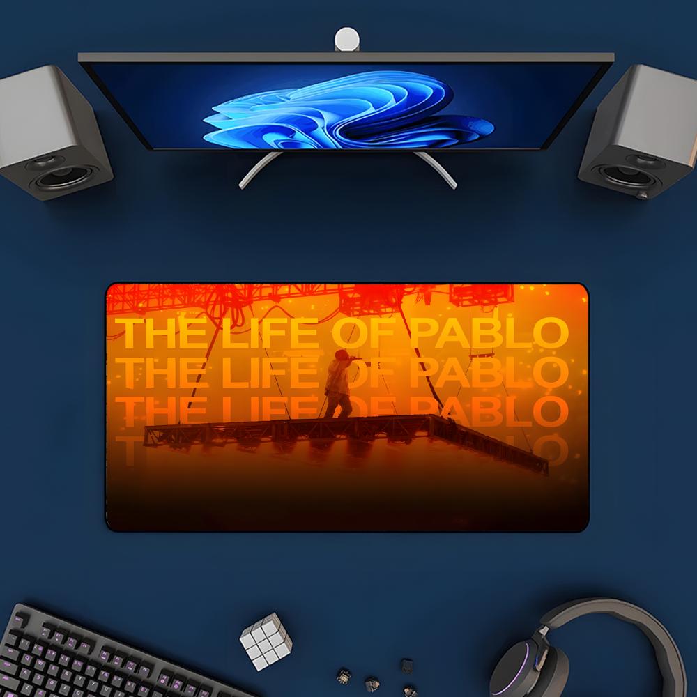 Kanye West Mouse Pad Mousepad Large Gaming Mouse Pad LockEdge Thickened Computer Keyboard Table Desk Mat 600x300x2mm