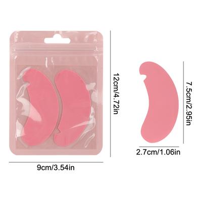 Cerotti in silicone riutilizzabili a forma di U, 1 paio, per l'estensione delle ciglia, per l'isolamento sotto gli occhi, in gel