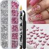 Glitter Finish Resin Rhinestone Kit Multicolor Diamond Art  for Clothing Decoration