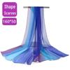 Silk Gradient Scarf for Elegant Women: Perfect for Stage, Catwalk, Dance, and Model Training.