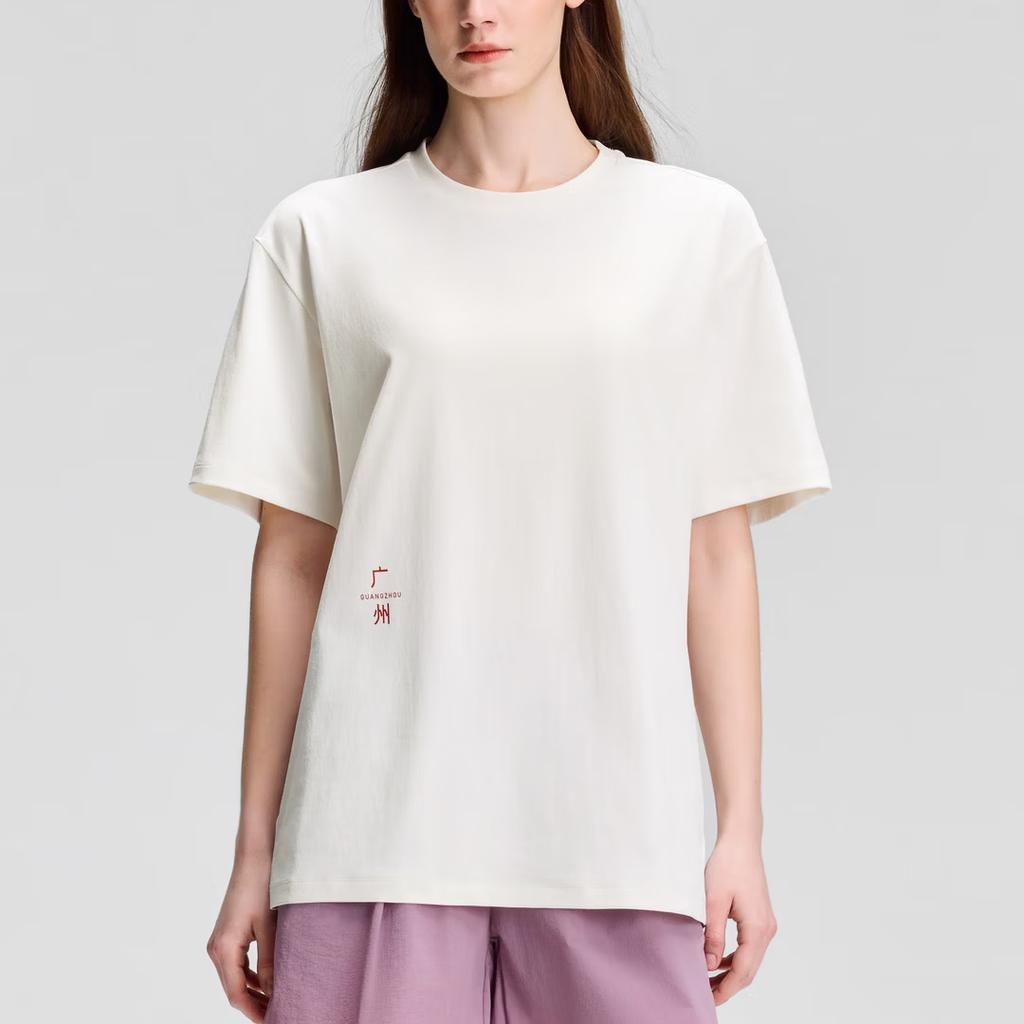Descente Essential City Limited Guangzhou Crew Neck Pullover Short Sleeve T-Shirt Unisex T-Shirt D6233ETS79