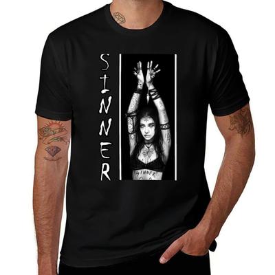 Sinner TShirt Plus Size Gym Sports TShirt