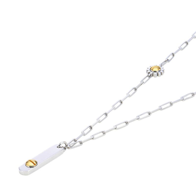 

BE/GINS Silver925 Time Cogwheel Necklace FREE
