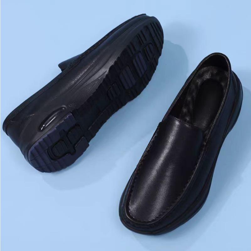 

Large Size 46 Nurse Shoes Genuine Leather Soft Sole, Lightweight, Comfort, Breathable, Men Women Doctors White Black Work Shoes 38