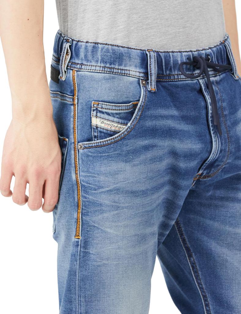 Diesel Men's KROOLEY-NE Sweat Jeans, Size 34, Indigo Blue, 00CYKIR84YM 01