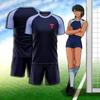 Captain Tsubasa Lenders Football Jersey Club 3D Print Sports Quick-Dry Breathable T-Shirt Shorts Set Outdoor Pants Set Summer Clothing