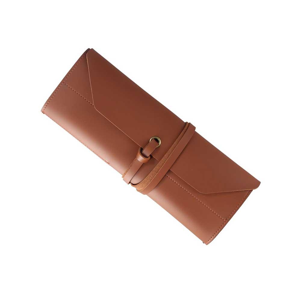 Case Wrench Storage Bag Carry Tool Organizer Leather Folding Bag Tool Storage Bag Tool Roll Up Bag