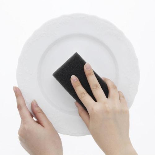 Plus One Sponge, Slim Kitchen Sponge with Excellent Water Drainage, Pack of 10, Approx. 6 X 12 X 3.6 Cm (per Sponge), Made In Japan, Monotone