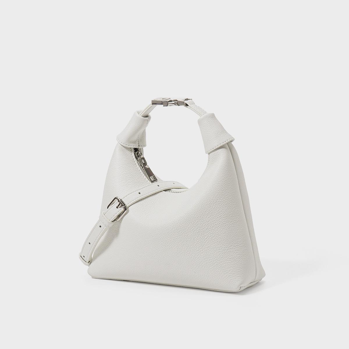 

Korean version niche design simple crossbody armpit bag new minimalist lychee pattern handbag
