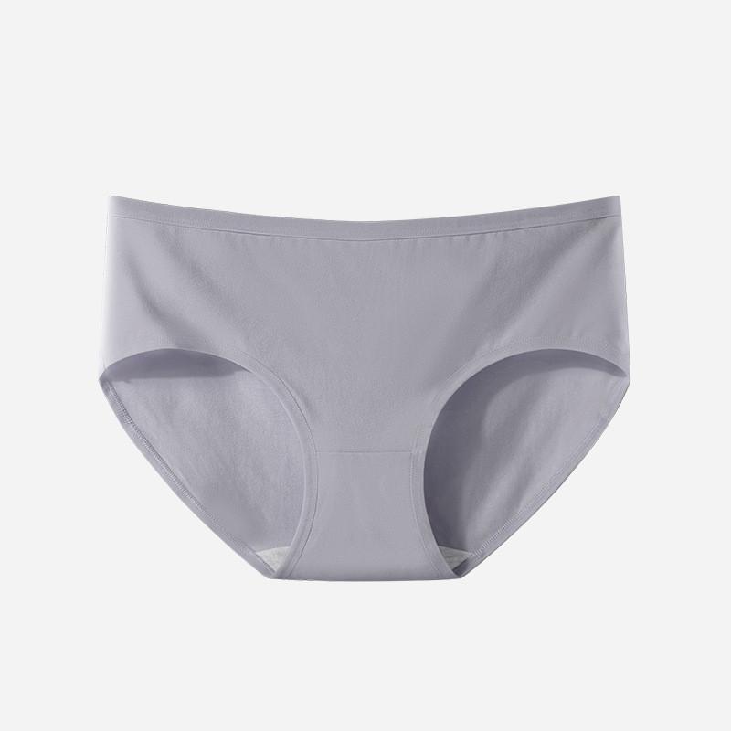 

Стиль Минимализм Женские Трусы из Чистого Хлопка Комфортное Дышащее Белье Purple,L