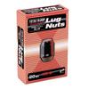 KYO-EI Lug Nuts, M12 X P1.5, 31mm Overall Length, 19 Hex, Black, Pack of 20, 101B-19-20P