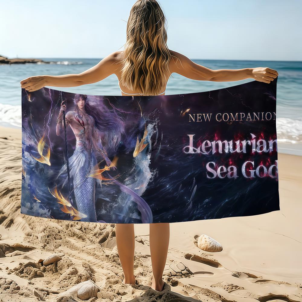 Game Love and Deepspace Rafayel cool Towel Beach Towel Oversized Quick Dry Towel Absorbent Soft Swim BeachTowels for Men Women