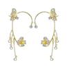 Butterfly Tassel Ear Cuffs: No-Piercing Clip-on Earrings, Women's Luxury Jewelry