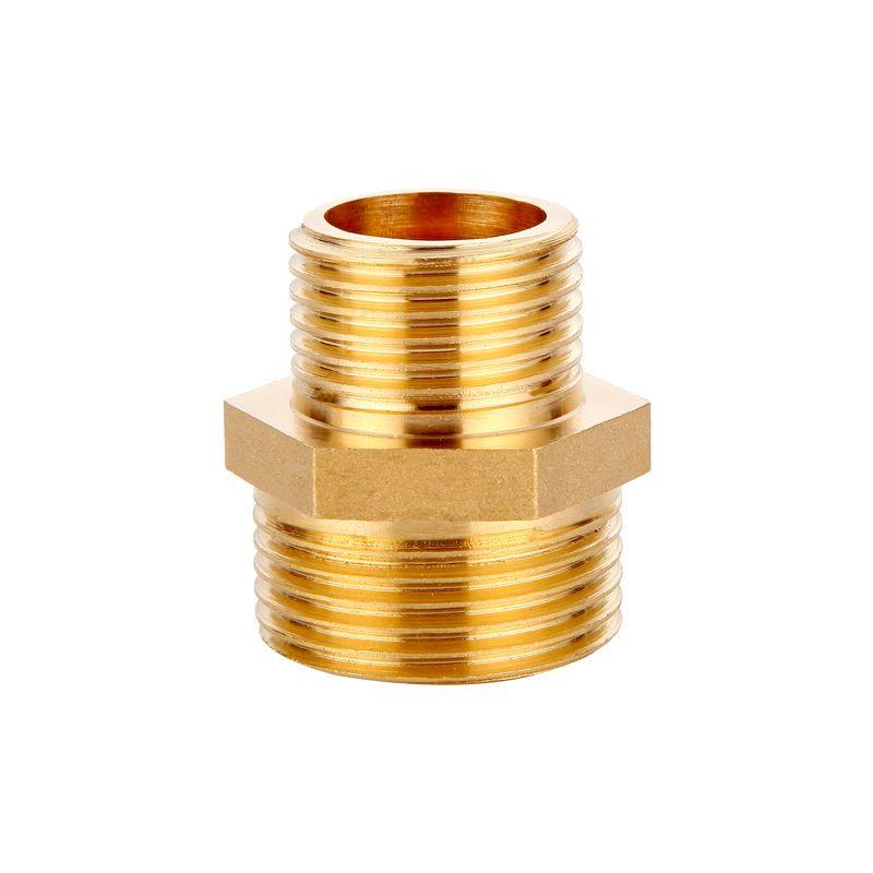 Adaptateur Réducteur Pneumatique Haute Pression pour Tuyau d'Eau avec Filetages Mâles Doubles en Pouces (1/8, 1/4, 3/8, 1/2)