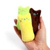 Teeth Toys Funny Interactive Plush Cat Toy Pet Kitten Chewing Vocal Toy Claws Thumb Bite Cat Mint For Cats