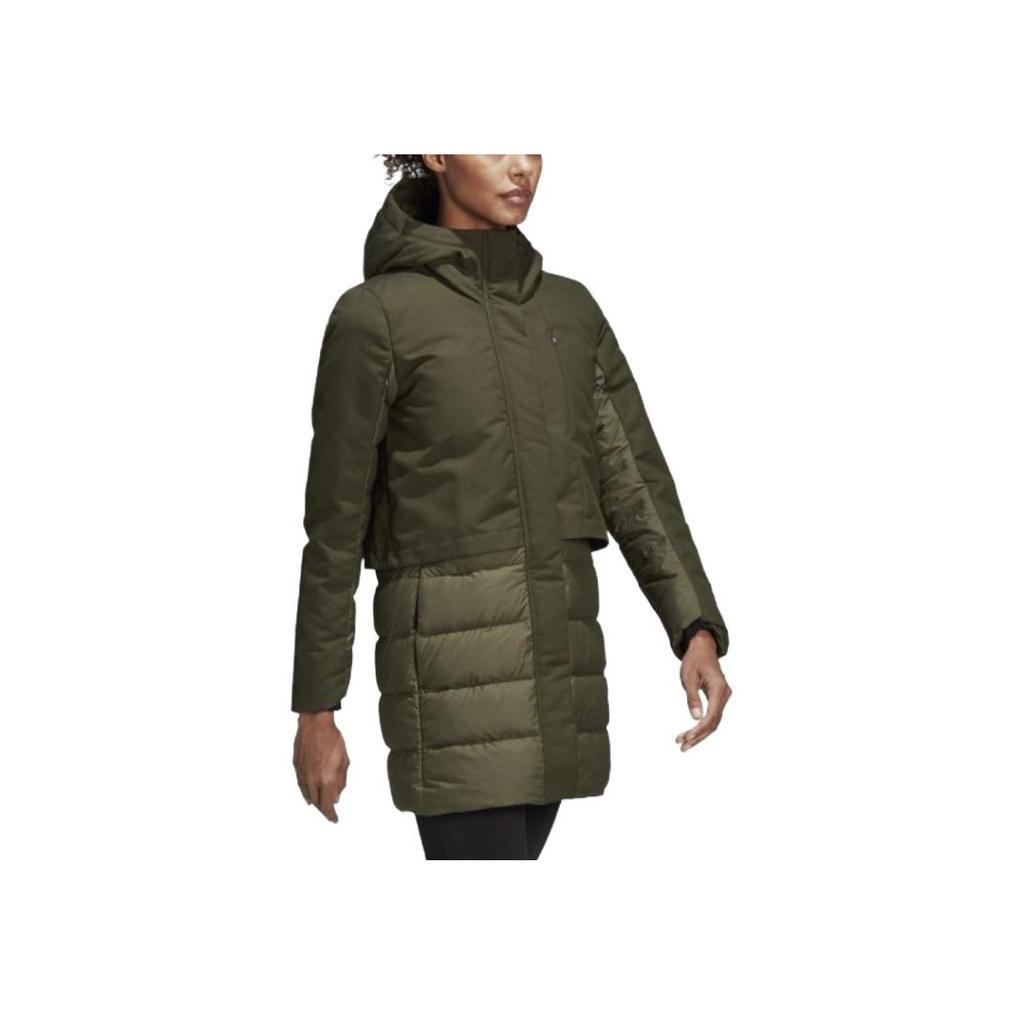 adidas Climawarm Warm Bequem Wasserdicht Daunenjacke Damen Jacke Grün CY8646