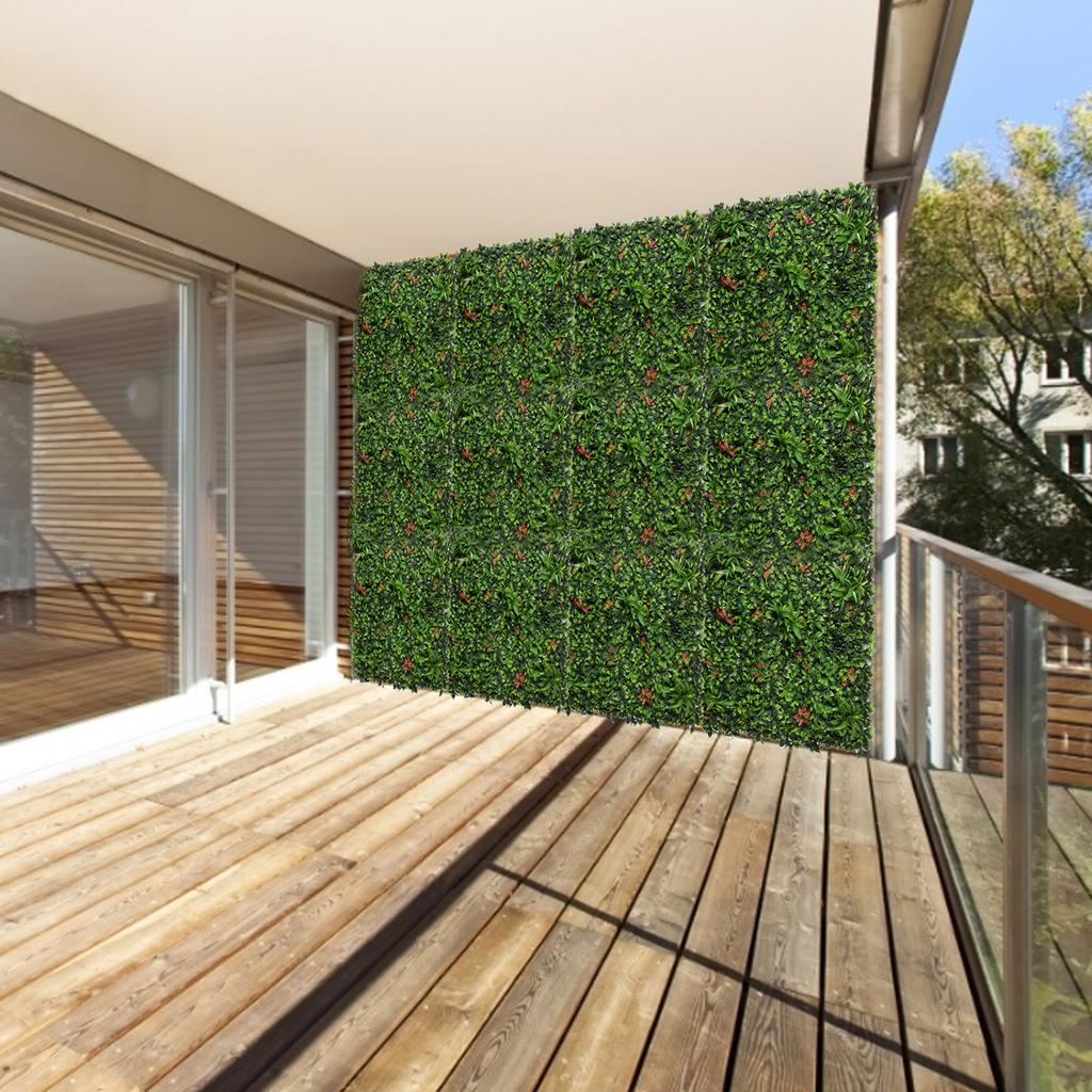 Buy Artificial Boxwood Panels Topiary Hedge Plant Wall Fence at