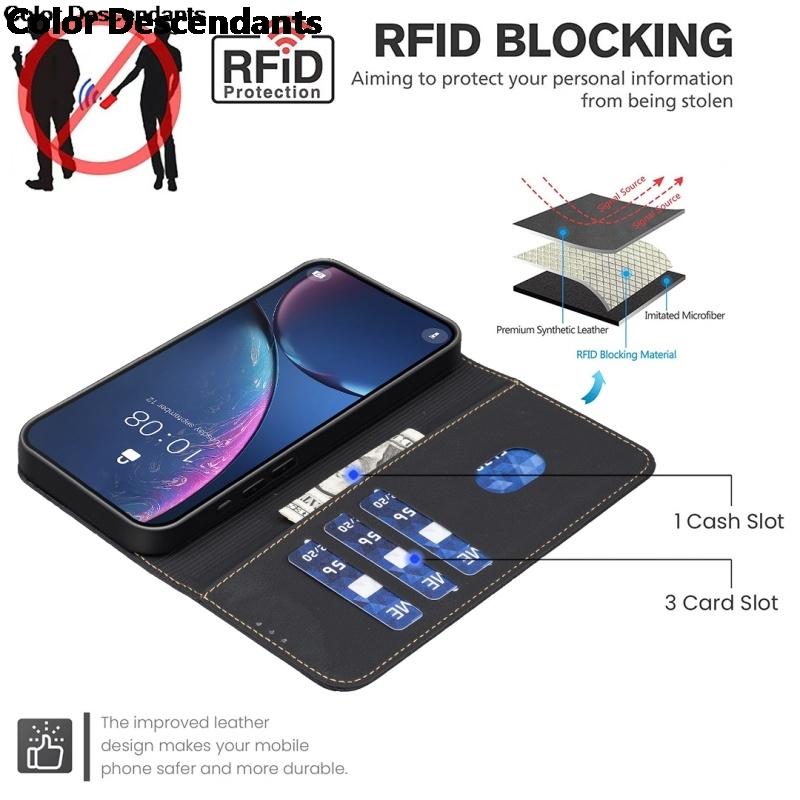 Luxury Wallet Magnetic Flip Stand With Card Slots Leather Phone Case for XiaoMi 13T POCO X7 M7 X6 X5 F6 F5 M3 Pro C55 C75 Cover